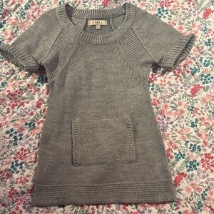 Lei Heather Gray Knit Mini Dress